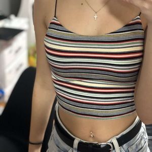 Cropped stripped tank